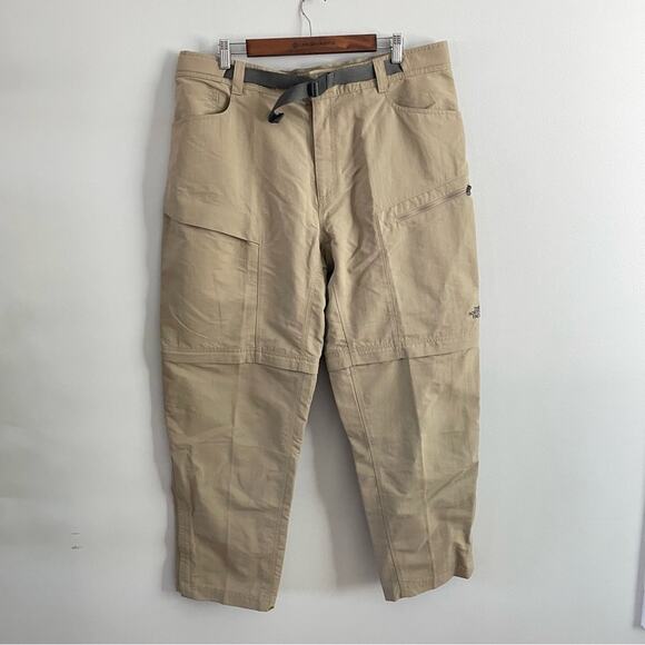 The North Face | Mens Paramount Convertible Pants Tan Khaki Outdoors Zip-Away XL - Picture 4 of 13